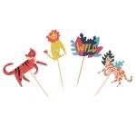 PME Cupcake Set Go Wild Safari Animals, 24 pcs