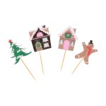 PME Cupcake Set Gingerbread Village, 24 pcs