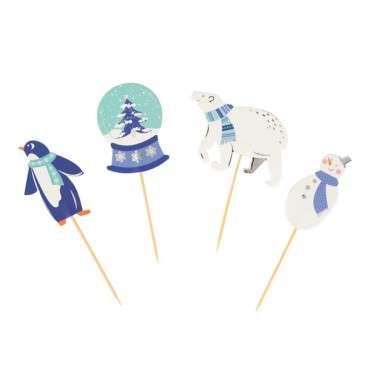 PME Cupcake Set Let it Snow 24 Pieces PME-CUT22