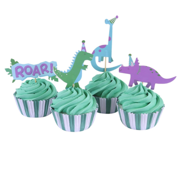 PME Cupcake Set Dinosaurier 24 Stk PME-CUT17