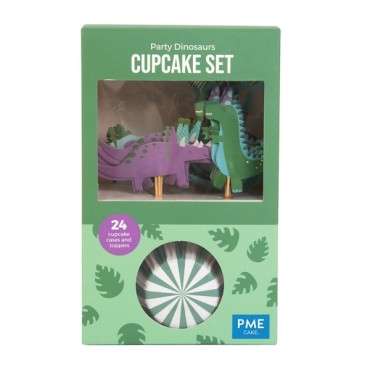 PME Cupcake Set Dinosaurs 24 Pcs PME-CUT17