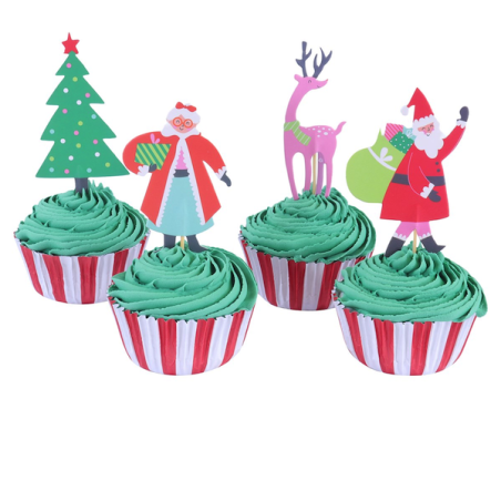 PME Cupcake Set Santa's Workshop 24 Pieces PME-CUT27