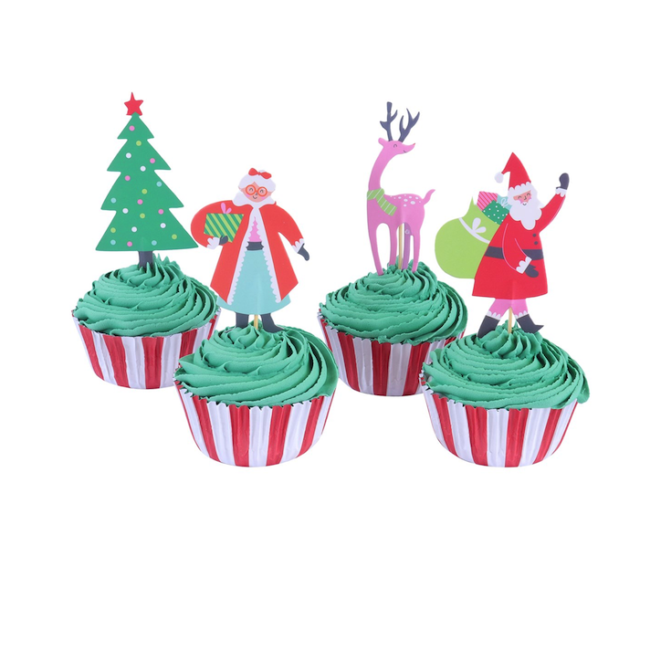 PME Cupcake Set Santa's Workshop 24 Pieces PME-CUT27