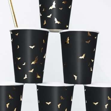 Halloween Party Cups - Halloween Partyware - Halloween Cups Bat