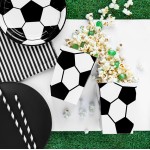 PartyDeco Fussball Partydeko Set, 60-teilig