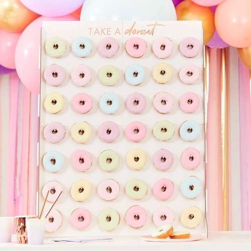 Ginger Ray Giant Donut Wall for 42 Donuts - Take a Donut