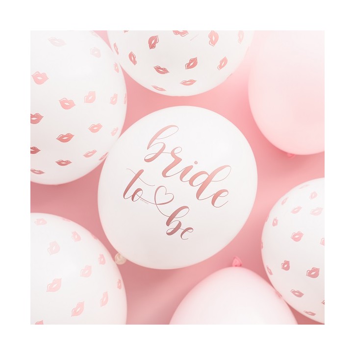 Bride to Be Party Balloons 6 pcs - Bachelorette Partydecoration