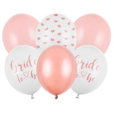 Bride to Be Party Balloons 6 pcs - Bachelorette Partydecoration