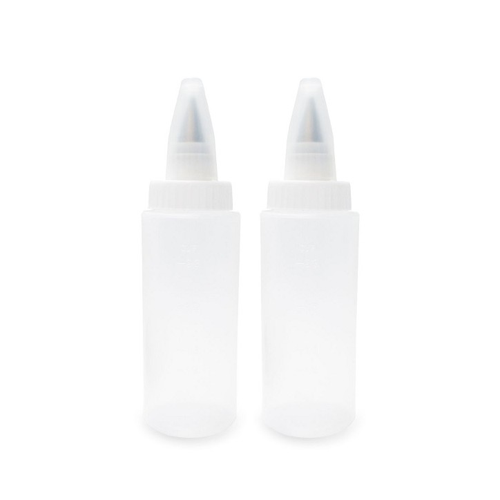 2x 185ml ScrapCooking Squeeze Bottle & Tip Set/2 - SC5165