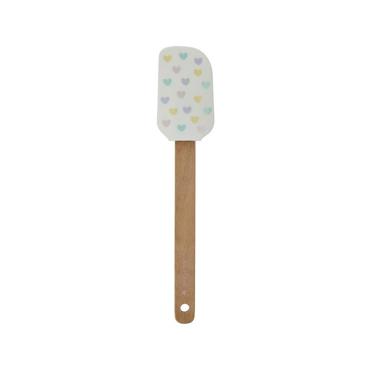 Miss Etoile Silicone Bambus Spatula Hearts Allover Pastel 25cm ME-4976588