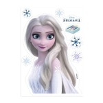 deKora Frozen Elsa Silhouette Wafer Paper Cake Decor