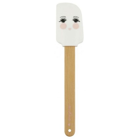 Miss Etoile Spatula Bambus Silicone White Closed Eyes 25cm ME-4970748