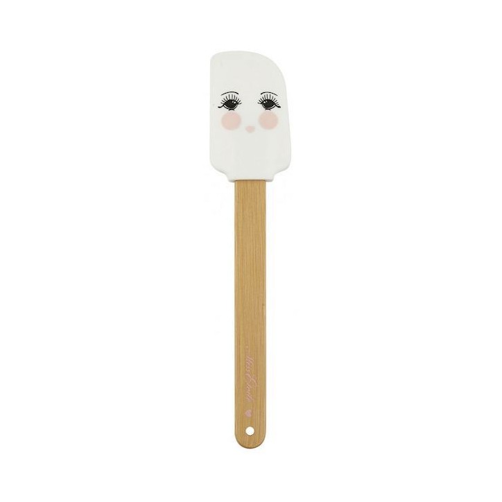 Miss Etoile Spatula Bambus Silicone White Closed Eyes 25cm ME-4970748