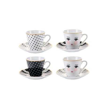 Miss Etoile Espresso Tassen Geschenkset 4 Stk ME-4971843