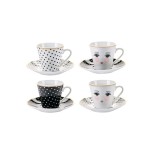 Miss Etoile Espresso Cups Gift Set Eyes, 4 Stk