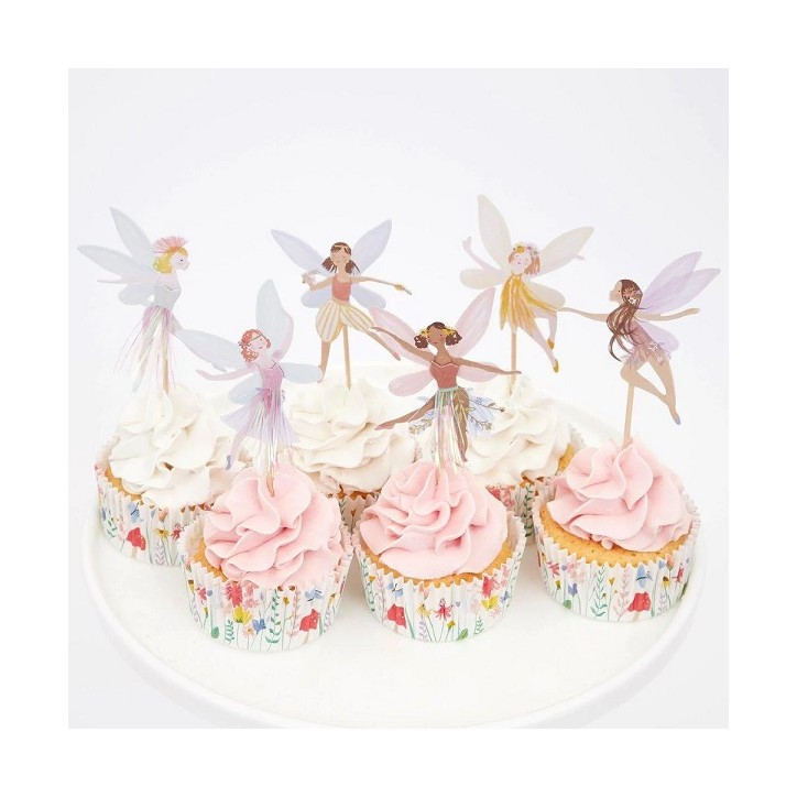 Fairy Cupcake Kit (x 24 toppers) - Meri Meri Fairy Baking Set 215164