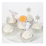 Meri Meri Space Cupcake Deko Set 48-teilig