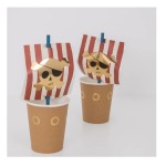 Meri Meri Pirate Ship Party Cup & Straw Set, 8 pcs