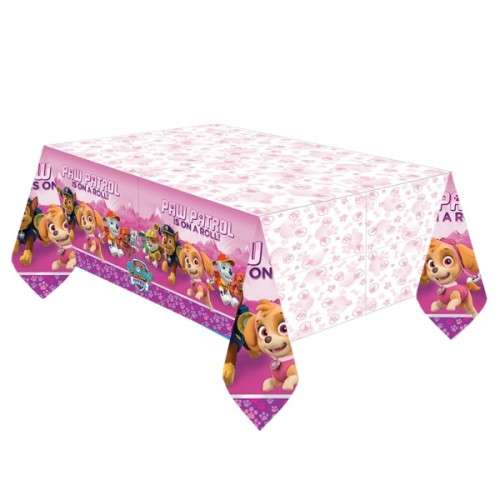 Amscan Paw Patrol Tischdecke Pink, 137 x 243cm