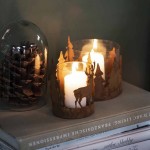 Ib Laursen Metal Candle Holder Forest