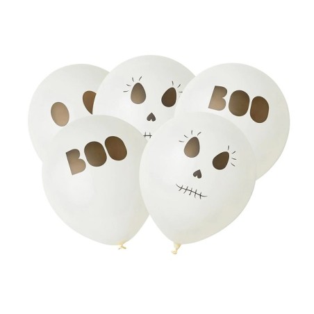 Halloween Printed Balloons - 5 Pack - Halloween Party Supply - Halloween Balloon Bundle