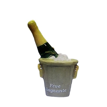 Champagne Bottle King Figure - Kingcake Figurines - Epiphany Figurine Champagne Bottle in Ice Bucket