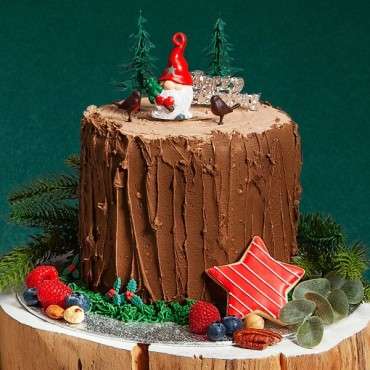 Wichtel Tortentopper - Weihnachtswichtel Kuchentopper - Zwerg Topper - Weihnachten Kuchendekoration Gnome