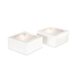 Anniversary House White Treat Boxes 16x16x7.5cm - 2 pcs