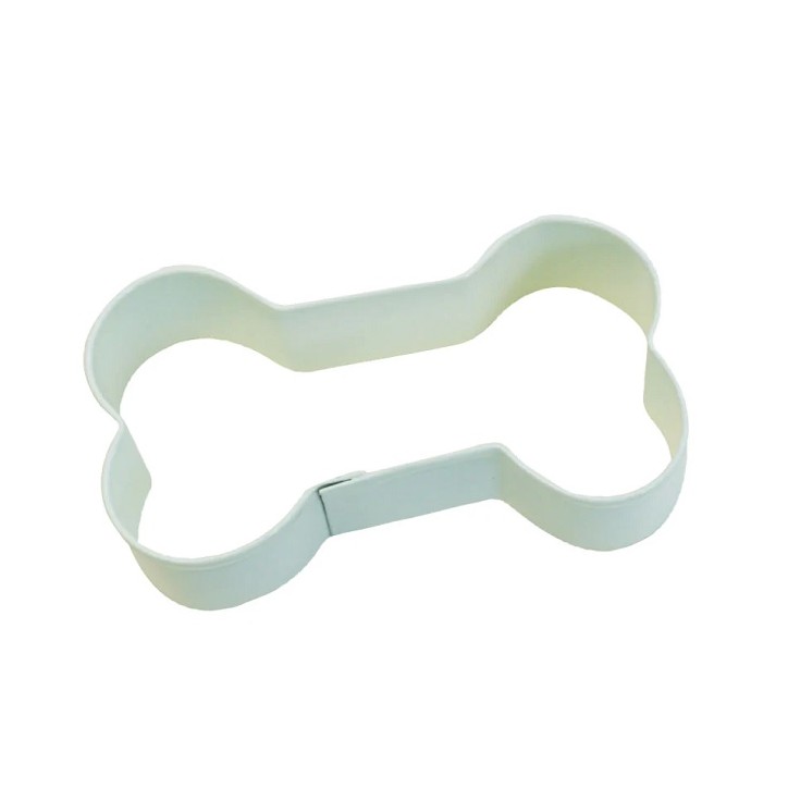 Bone Poly-Resin Coated Cookie Cutter White - K1331/W