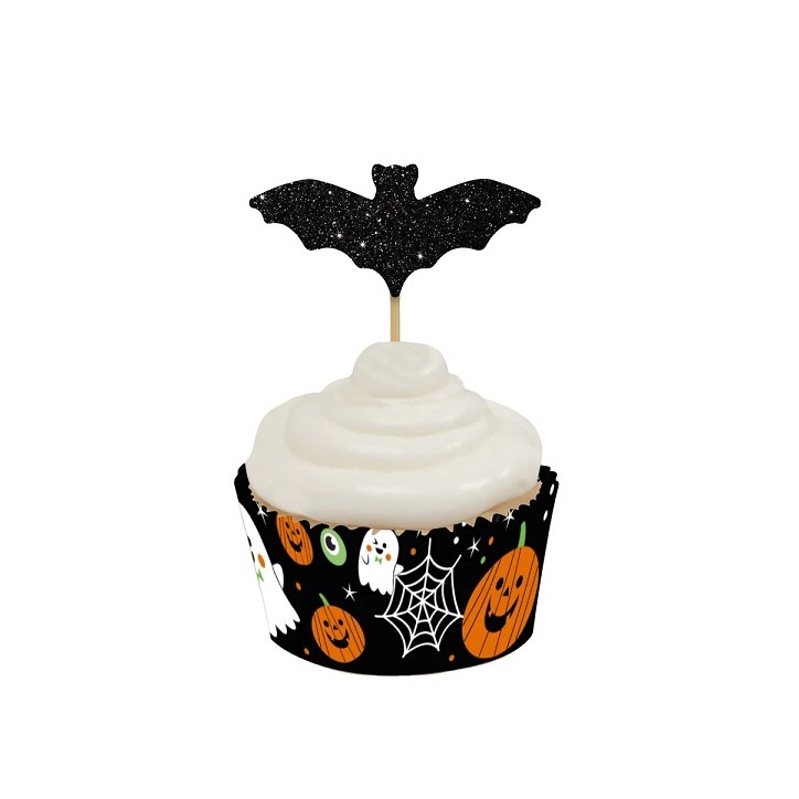 Halloween Bat Cupcake Topper