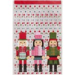 Wilton 10x16cm Mini Klarsichtbeutel Nutcracker, 20 Stück