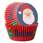 Wilton Cupcake Cases Santa Believe, 75 pcs