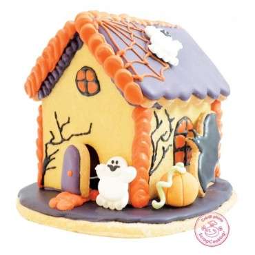 Geisterhaus Ausstecher Set - ScrapCooking Horror House Ausstecher Set - Geisterhaus Ausstechformen Halloween Sweet Table