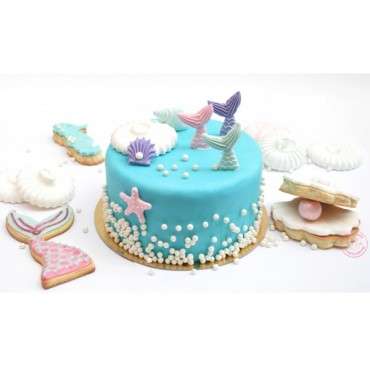 Scrapcooking Sugar Decorations Mermaid Set/6