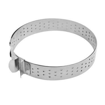 Perforated adjustable Tarte Ring - Cake Ring Ajustable - Adjustable Bakeware