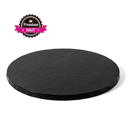 12mm Round Cake Board BLACK, 30cm