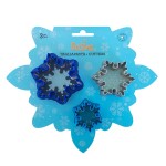 Decora Frozen Star Snowflake Cookie Cutter Set, 3 pcs