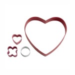 Wilton Love Game Heart Cookie Cutter Set, 4 pcs