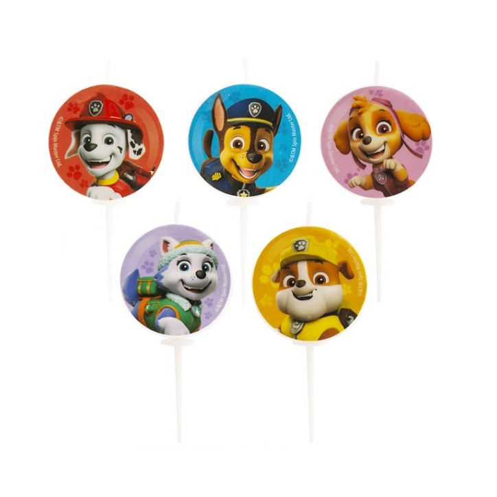 Birthday Candles Paw Patrol - Partycandles Paw Patrol - Partysupplies Pawpatrol