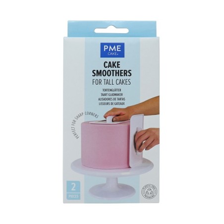 PME Smoother / Fondant Glätter Set 2 Stk. / PME Tortenglätter - Cake Smoother Set