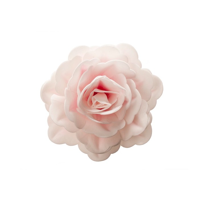 Giant Pink Rose - Edible wafer paper Rose 12.5cm - Cake decor Rose Pink