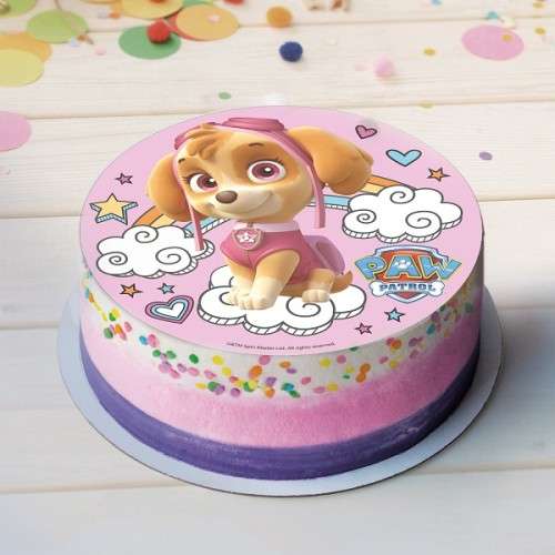 deKora Wafer Cake Disc Paw Patrol SKYE, 20cm