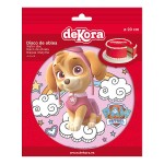 deKora Esspapier Paw Patrol SKYE Tortenaufleger, 20cm