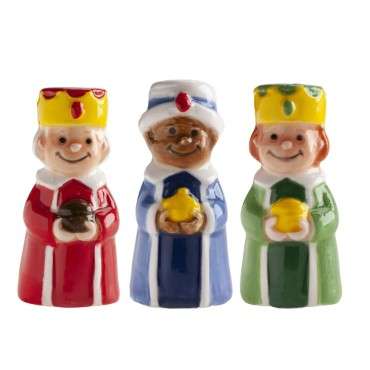 Funny King Ceramic Figurine - KING'S CAKE CERAMIC FIGURINE FUNNY KINGS