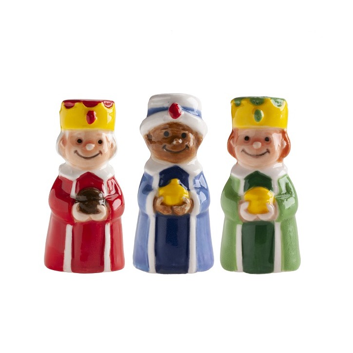 Funny King Ceramic Figurine - KING'S CAKE CERAMIC FIGURINE FUNNY KINGS