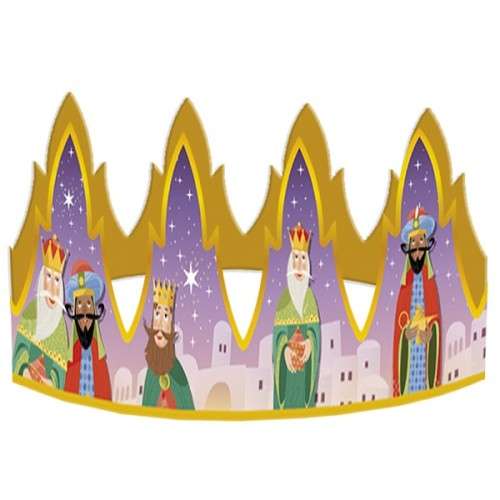 Epiphany King Cake Crown Royal Kings, 1 pcs