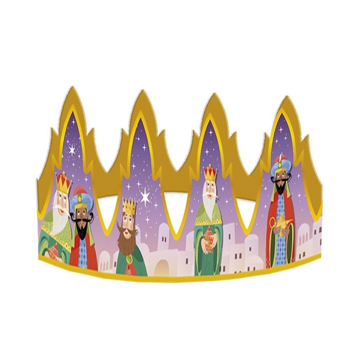 KING CROWN KINGS CHRISTMAS - King Cake Baking Supplies - Epiphany Crown