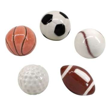 Fussball Einbackfigur Dreikönig - Sport Dreikönigsfigur Basketball - Golfball 3-Königfigur