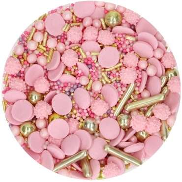 Kuchenstreusel Pink Glamour Medley - FunCakes Sprinkle Medley Glamour Pink 65g