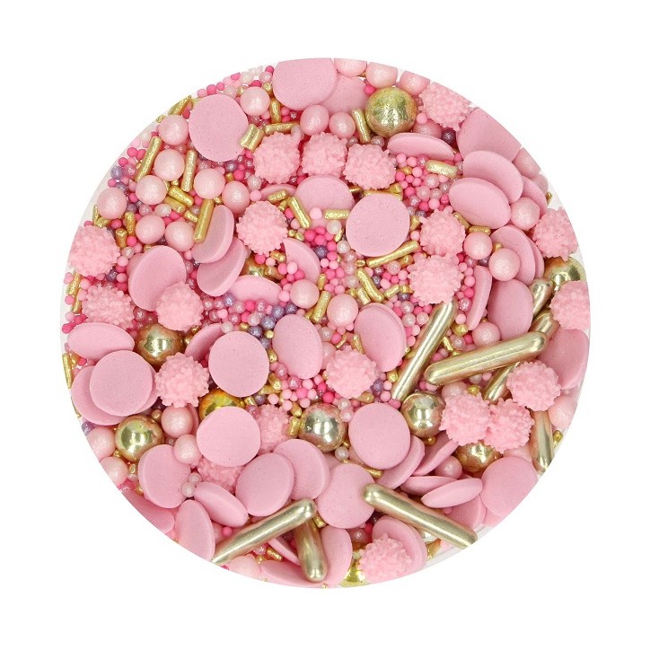 FunCakes Sprinkle Medley Glamour Pink 65g - F51435